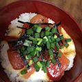 なつぽん♪'s cooksnap of when they made 絶品♪トロロとマグロの漬け丼*.