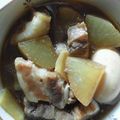 bamb00's cooksnap of when they made 大根と豚かたまり肉のこってりツヤ煮.