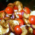さとぽみにら's cooksnap of when they made 超簡単レンジでチンして・漬けナス♪サラダ.