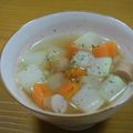 リスのしっぽ's cooksnap of when they made コンソメdeだいこん.