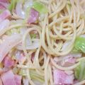 くろこ87's cooksnap of when they made 春キャベツと新玉葱の塩バターパスタ.