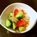 絃斗＊'s cooksnap of when they made 超簡単☆トマトときゅうりのさっぱりサラダ.