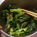 ゆみこたけ's cooksnap of when they made 小松菜と鮭の胡麻和え.