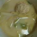 まるもちくん's cooksnap of when they made 春キャベツと豆腐ハンバーグつみれのスープ.