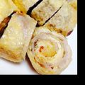 ゆーたんえーたんママ's cooksnap of when they made 薄揚げと豚肉くるくるロール♪梅マヨで.
