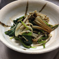らんぴん's cooksnap of when they made あと一品☆ほうれん草とえのきの中華風炒め.