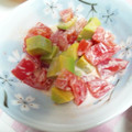 偏頭２'s cooksnap of when they made アボカドとトマトのわさびマヨ醤油和え.