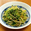 ぽめchan's cooksnap of when they made モヤシと豆苗のナムル.