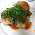 mocobaron's cooksnap of when they made 旨みが染み染み！茄子の挽肉はさみ揚げ☆.