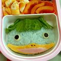 大＆空's cooksnap of when they made 妖怪ウォッチ　キャラ弁　ノガッパ.