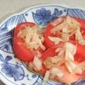きらり流れ星's cooksnap of when they made さっぱりトマトの玉ねぎのせサラダ.