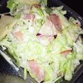 カニーヘン's cooksnap of when they made キャベツ　ハム　りんご　練乳マヨサラダ.
