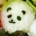 5匹のぶた's cooksnap of when they made パンダちゃん＠簡単キャラ弁.