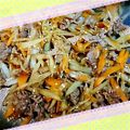 みｯち☆'s cooksnap of when they made 豚肉入りのきんぴらゴボウ.