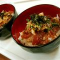 nonママ☆高知's cooksnap of when they made まぐろキムチ丼.