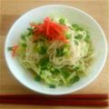 えりこ０８２４'s cooksnap of when they made 簡単！ぶっかけサラダそうめん.