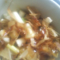 ☆しいたんママ☆'s cooksnap of when they made ご飯のお供に♡絶品：長ネギのおかか和え.