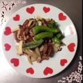 K0A9O0R8U♪'s cooksnap of when they made 超～簡単♪ソーセージとエリンギのソテー☆.