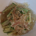にこちゃん＾ー＾'s cooksnap of when they made ところてんときゅうりの酢の物.