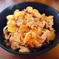 ちーさん＆おさくん's cooksnap of when they made 豚と玉ねぎのスタミナ丼.
