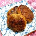 シャンプーハット's cooksnap of when they made ⌘半分きのこ節約ハンバーグ⌘.