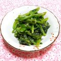 シャンプーハット's cooksnap of when they made あと一品に♪ほうれん草のトリプル胡麻和え.