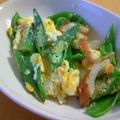 akamatka's cooksnap of when they made トロん！オクラとカマボコの玉子炒め.