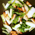 しゃんゆうな's cooksnap of when they made さつま揚げと山東菜の炒め物.