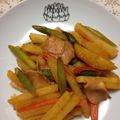 ミフィにゃん's cooksnap of when they made 超簡単♪アスパラとポテトのケチャップ炒め.