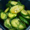 櫻子のママ's cooksnap of when they made キュウリの漬物(シソ風味)(人´ω｀*).