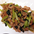 べーしら's cooksnap of when they made 小松菜と豚肉のオイスター炒め.