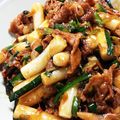 hiro-miu's cooksnap of when they made 豚とトッポキのピリ辛☆.