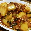 モンチョス's cooksnap of when they made 豚ヒレ肉とじゃがいもの甘酢炒め.