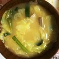pomurin's cooksnap of when they made 博多発☆あっさりもつ鍋～味噌味スープ～.