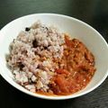 ほのぼのパンダ's cooksnap of when they made 圧力鍋で簡単。なすとトマトと挽肉のカレー.