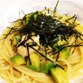keko2's cooksnap of when they made めんつゆで♪アボカドの和風わさびパスタ.