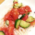 Takire's cooksnap of when they made トマト、きゅうり、ツナ缶で素麺サラダ.