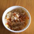tomrui's cooksnap of when they made 人参と卵のおかゆ〜離乳食後期〜.