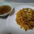 ななぷー's cooksnap of when they made 簡単★美味しいケチャップパスタ★スープ付.