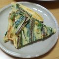 hd104's cooksnap of when they made 부추전★ニラチヂミ.