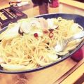 ちくわ太り's cooksnap of when they made キャベツとキノコ、ベーコンのパスタ♡.