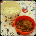 うえぷりん's cooksnap of when they made 簡単★豚バラの甘辛キャベツ丼.