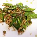 まりそーる's cooksnap of when they made きぬさやのおじゃこ炒め・お弁当に.