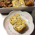 YUKIKI☆'s cooksnap of when they made 黒ごま・きな粉・しらすの卵焼き.