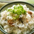 Satoco❋'s cooksnap of when they made 梅干し炊き込みご飯～ ちょっとバター風味.