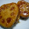 善くんママ's cooksnap of when they made 照り焼き♪レンコンの肉詰め☆.