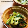 REI_MAM's cooksnap of when they made ☆チンゲン菜としらすと海苔のお浸し☆.
