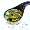 Kenmamac's cooksnap of when they made オクラのゴマ和えマヨネーズ.