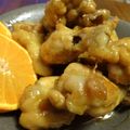 hokiiti's cooksnap of when they made オレンジチキン☆.