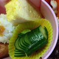 アトムガール's cooksnap of when they made お弁当に☆簡単！きゅうりの飾り切り.